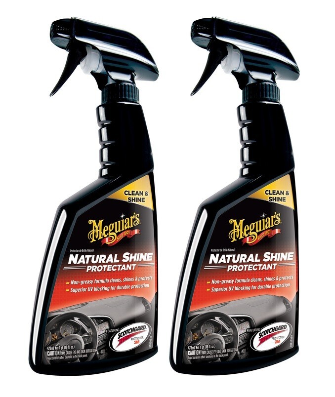 2 ~ Meguiar's Natural Shine Protectant Clean & Shine With Scotchgard Protector
