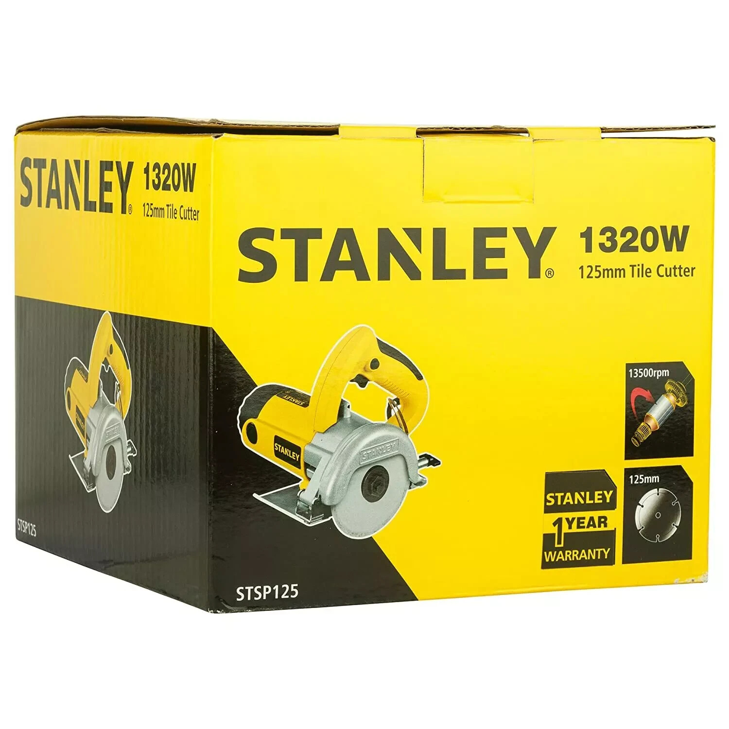 Stanley STSP125 - 5 inch (125 mm) 1320W Tile Cutter 220V Express Delivery