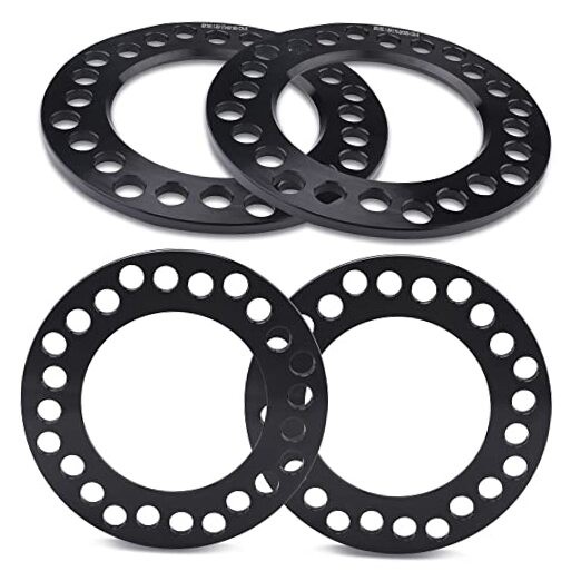 4pcs Black Forged 8x6.5 8x165.1 8x170 8x180 Flat Wheel 8lug-8mm(0.31inch)-125mm