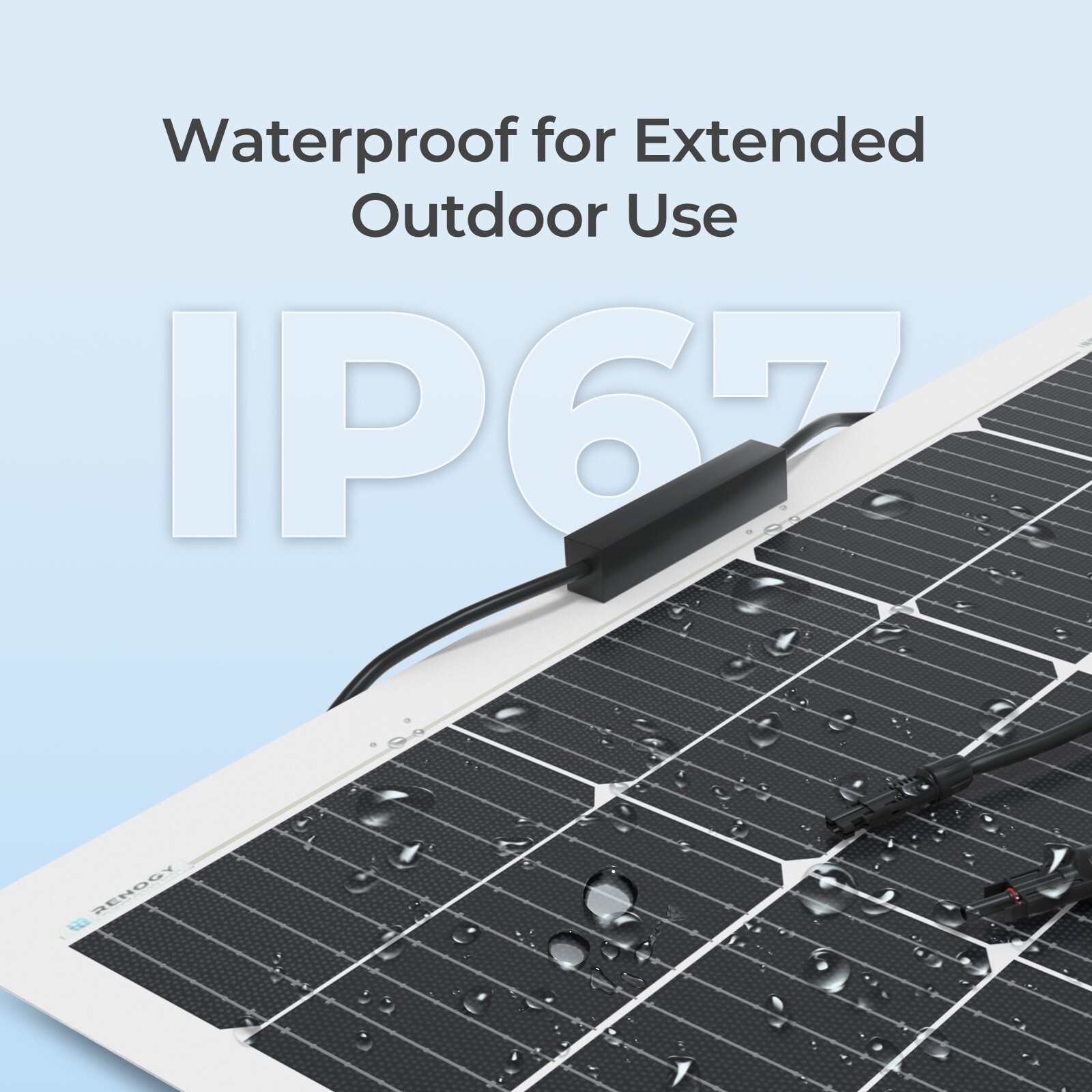 Renogy 200W Flexible Solar Panel with High Efficiency Solar Modules, Lightweight