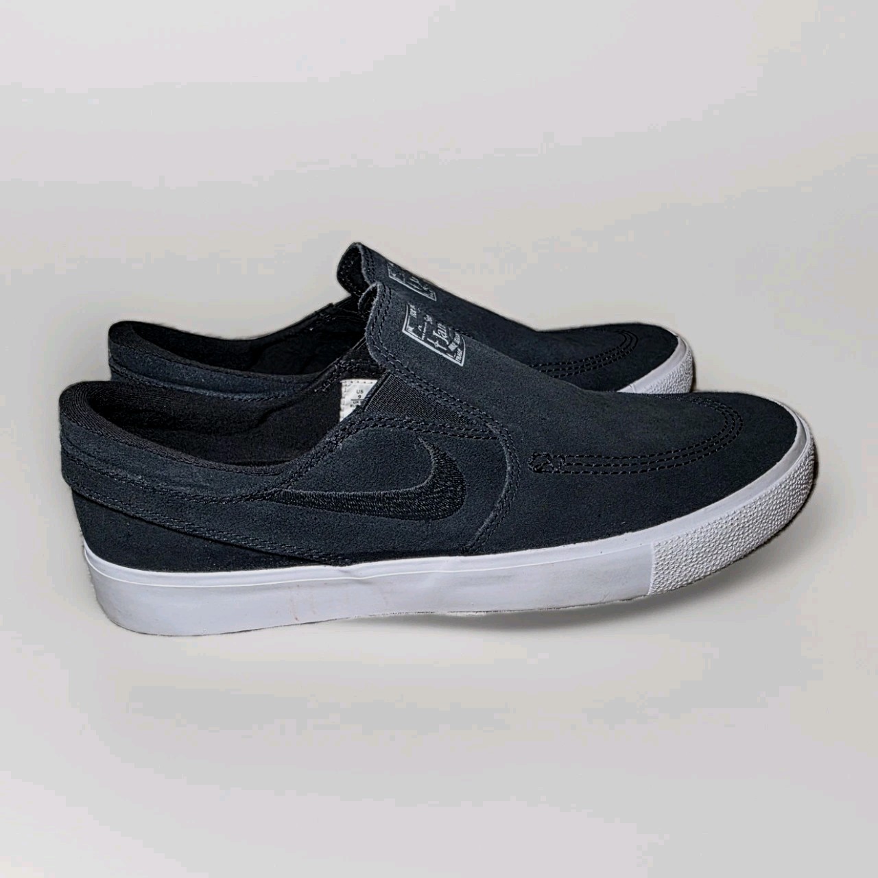 Nike Stefan Janoski Slip-On Skateboarding Shoes Black US Size 9