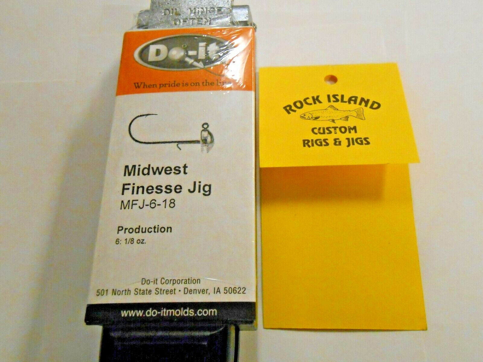 3534 DO-IT NED RIG MIDWEST FINESSE JIG MOLD 1/8  100 2609 Keepers included