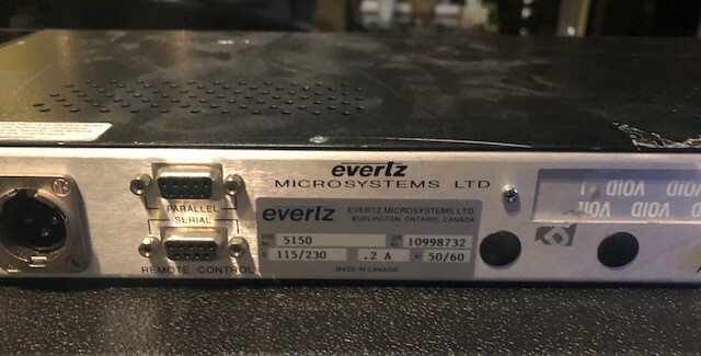 Evertz 5150 After Burner Time Code Device