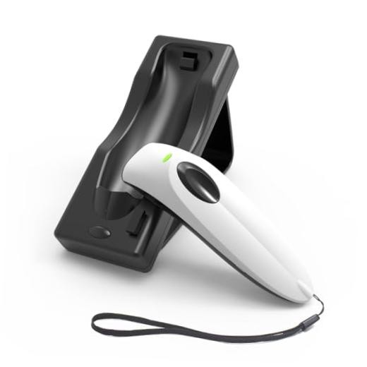 Bluetooth Wireless Handheld Barcode Scanner with Base 2.4G Wireless+USB Wired