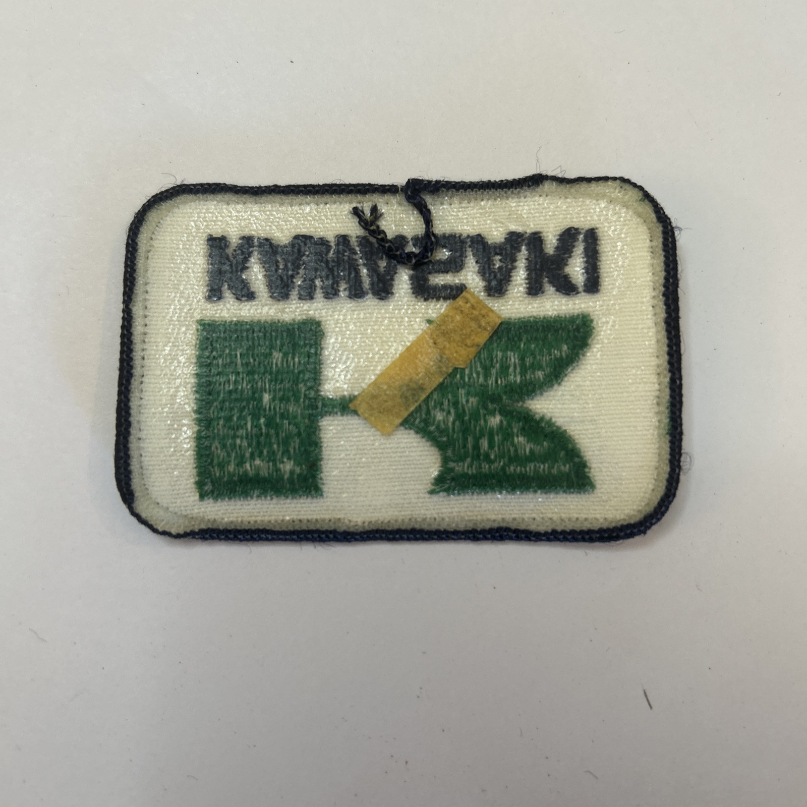 Vintage Kawasaki Motocross Motorcycle Dirt Bike Patch Never Used