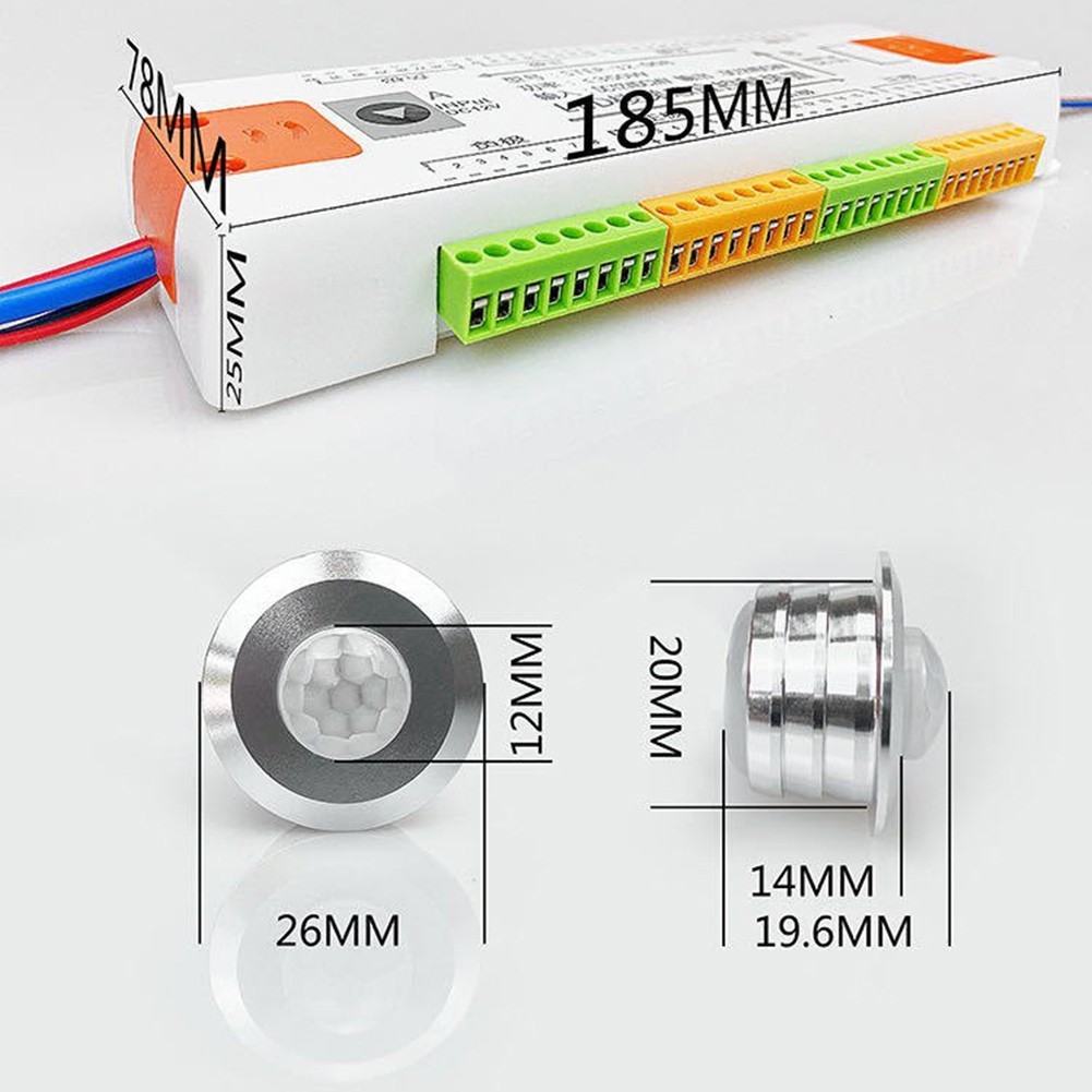Stair LED Controller 32 Channels UL1032 with Dual AB Sensor Wiring Guide