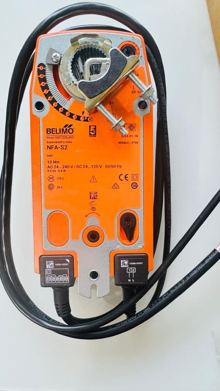 Belimo Damper Actuator NFA-S2 Rotary actuator fail-safe 10 Nm