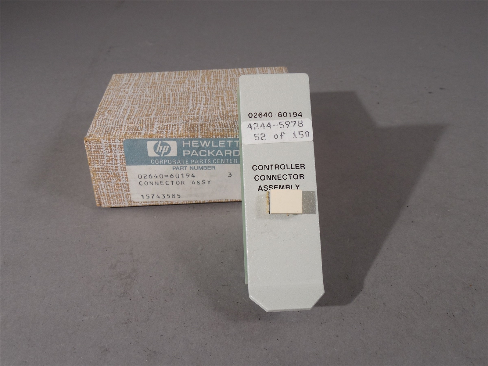 Hewlett Packard 02640-60194 Controller Connector Assembly HP - NOS