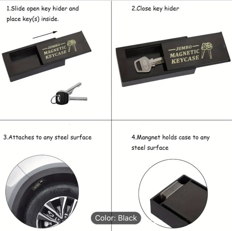 magnetic key box car