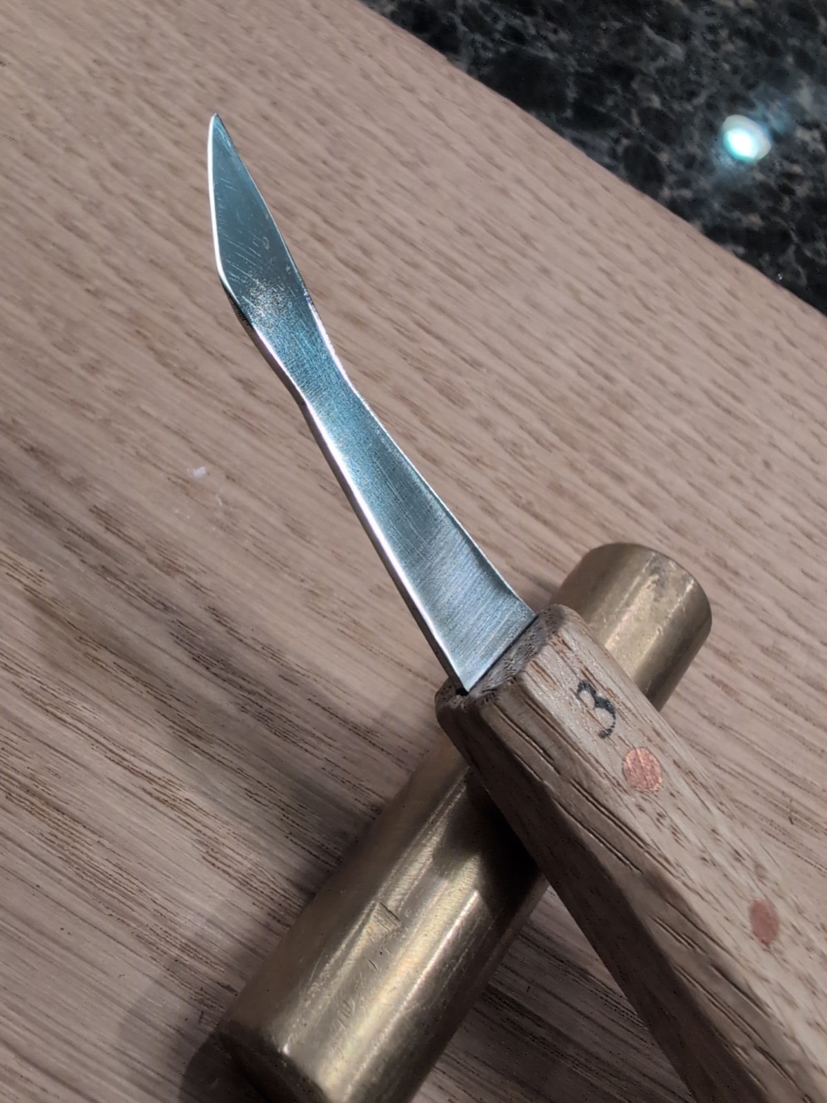 Original Denny #3 Skew Gouge Carving Tool