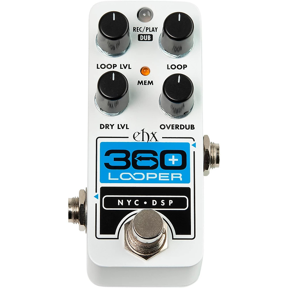 ElectroHarmonix Pico 360+ Looper Pedal White