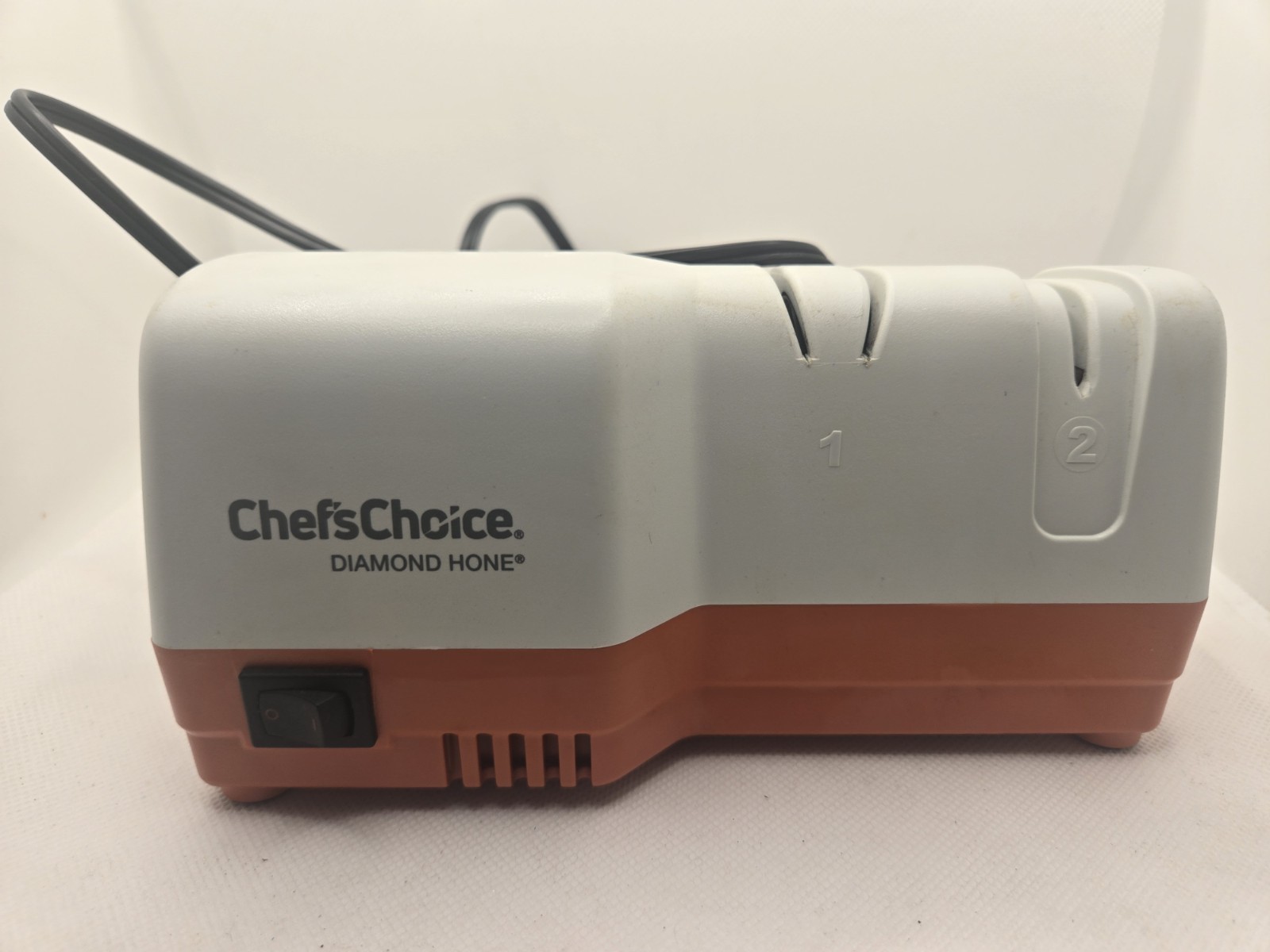 Chef'sChoice Model D202 2-Stage Electric Knife Sharpener, in Orange