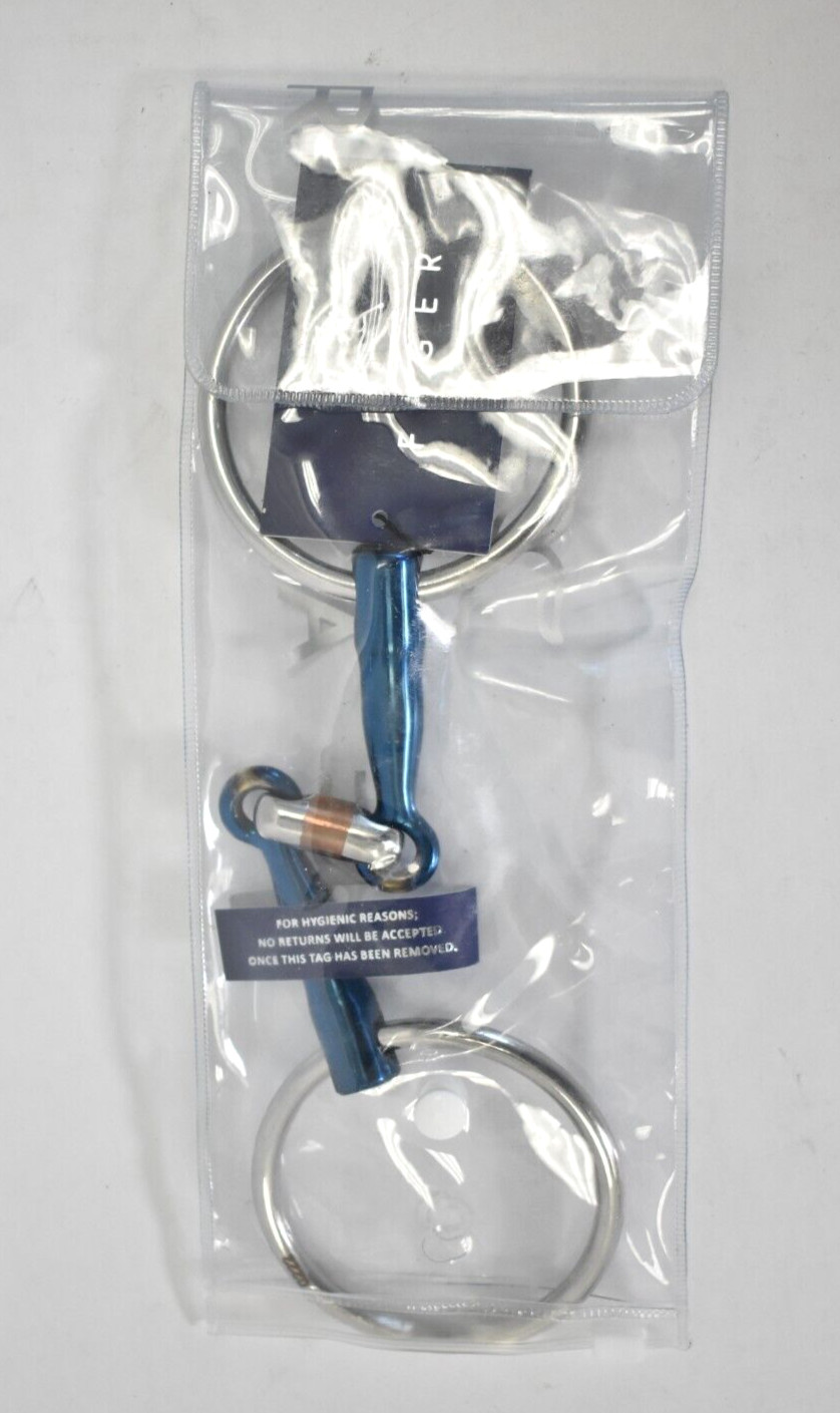 Fager Oscar Titanium Loose Ring Horse Connection Double Jointed Mouthpiece