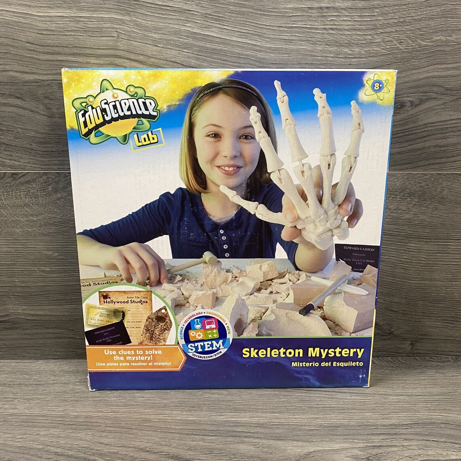 Skeleton Mystery STEM Forensic Science Hand Bone Dig Bar Edu Science Lab Biology