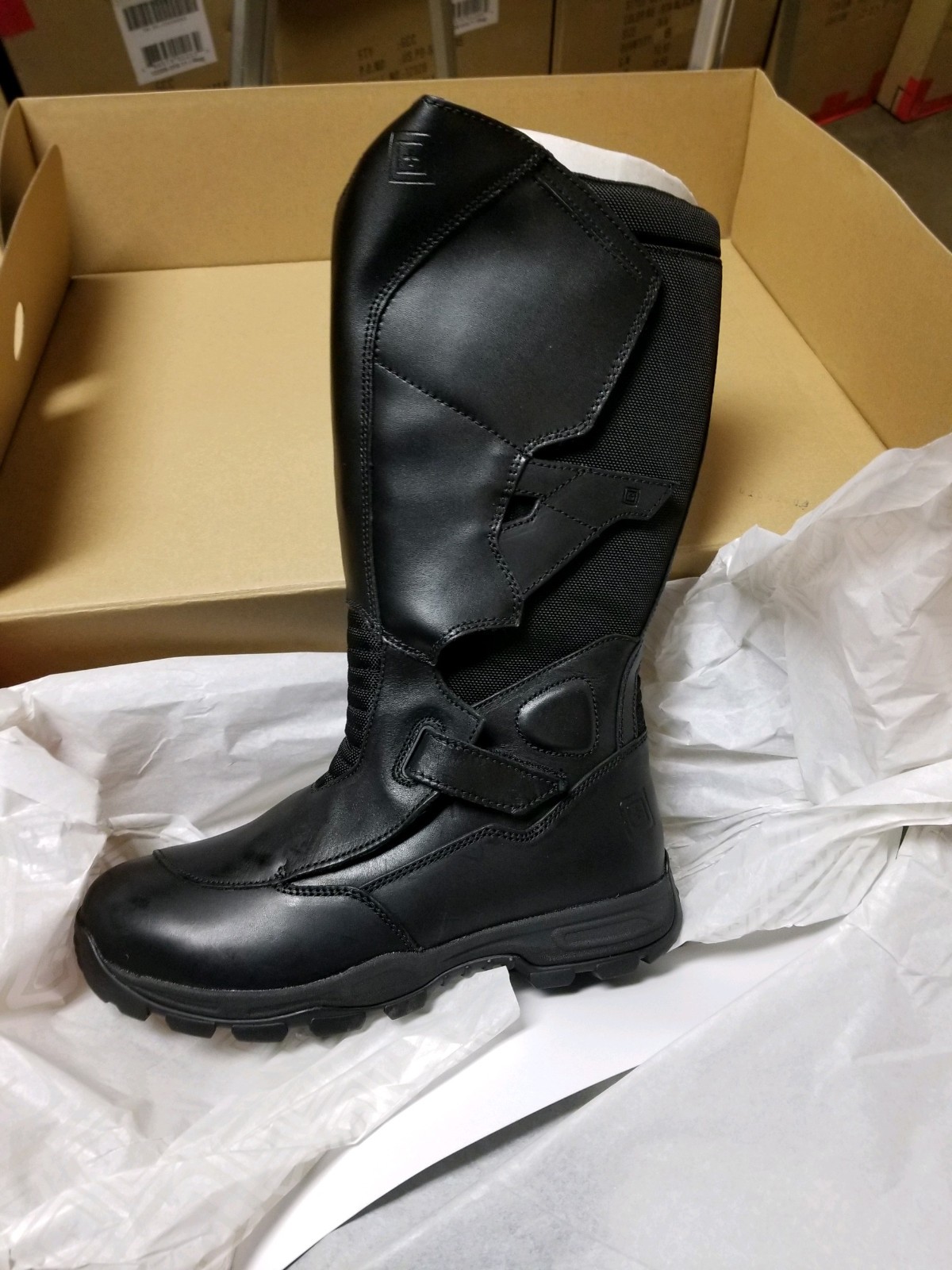 NEW 5.11 Tactical Moto Boot Mens Leather Motorcyle Military Combat Boots $64.99