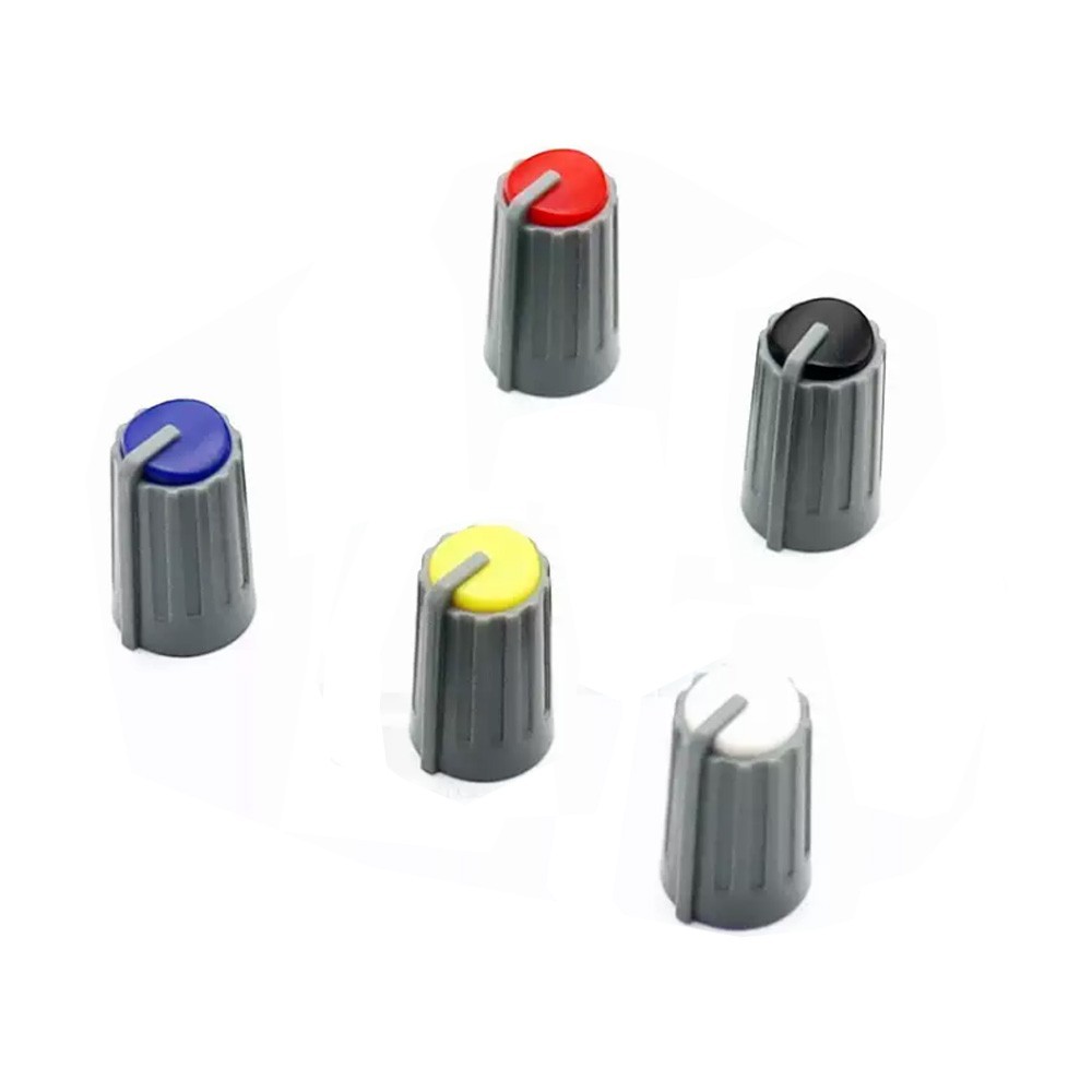 20PCS 10.5mm×18mm 270° Replacement For Mixer Colorful Rotary Control Knob Cap