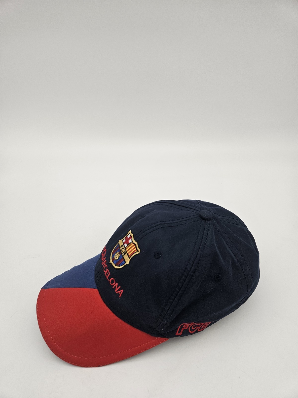 FC Barcelon Youth hook and loop cap hat blue and red