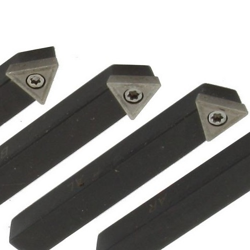 5 pc 5/16" Indexable Carbide C6 Insert Tool Bit & Holder Mini Lathe Set