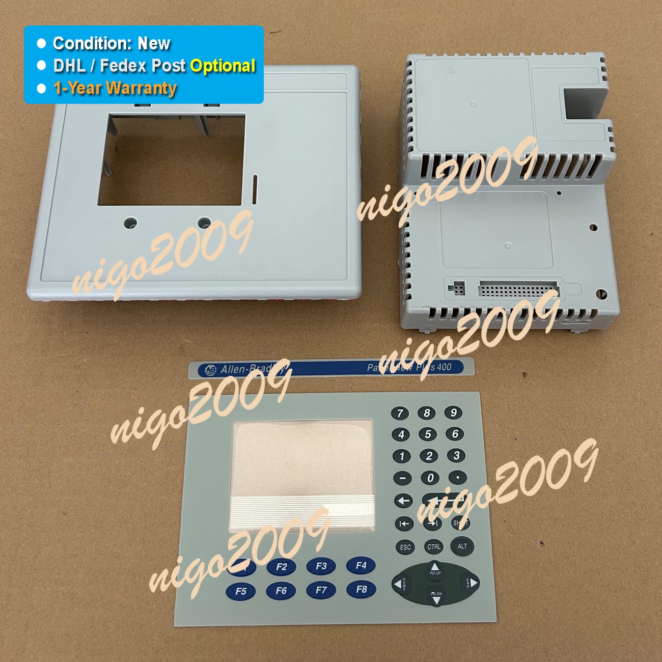 Plastic Cover Housing Membrane Keypad Fit for AB PanelView Plus 400 2711P-K4M3D