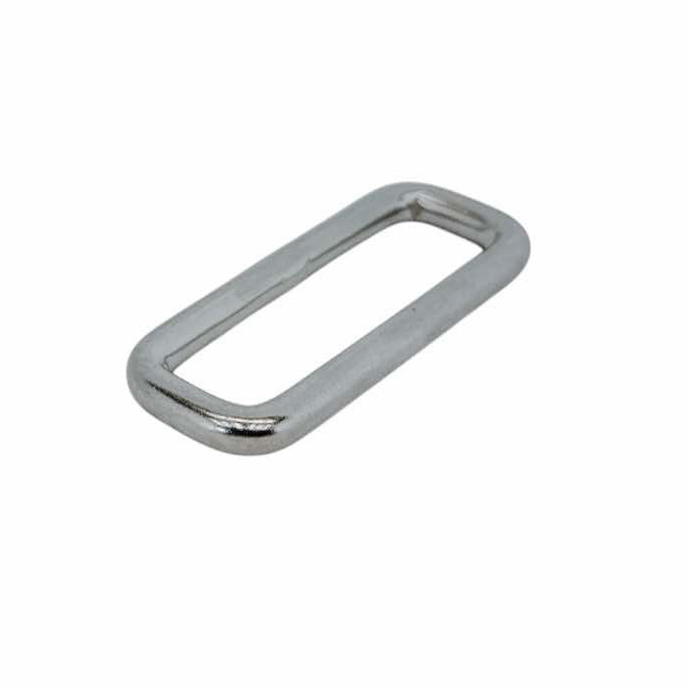 Mil Spec 3/16" x 2" Rectangular Ring Rectangle Link Loop T304 Stainless Steel