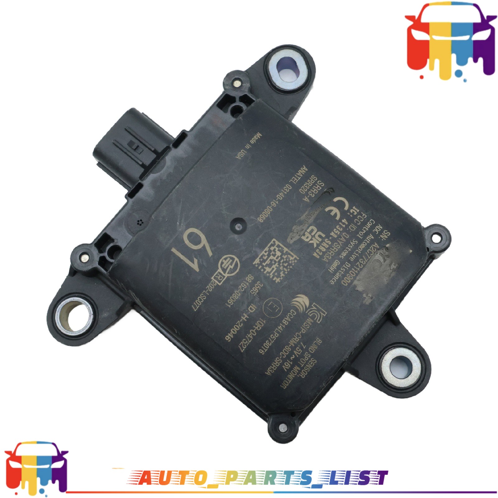 For 2024-25 Toyota Sienna Rear Blind Spot Monitor Radar Sensor 88162-08061