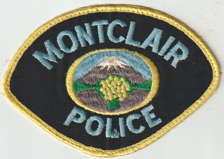 Montclair CA Police older obsolete patch shipped from Australia