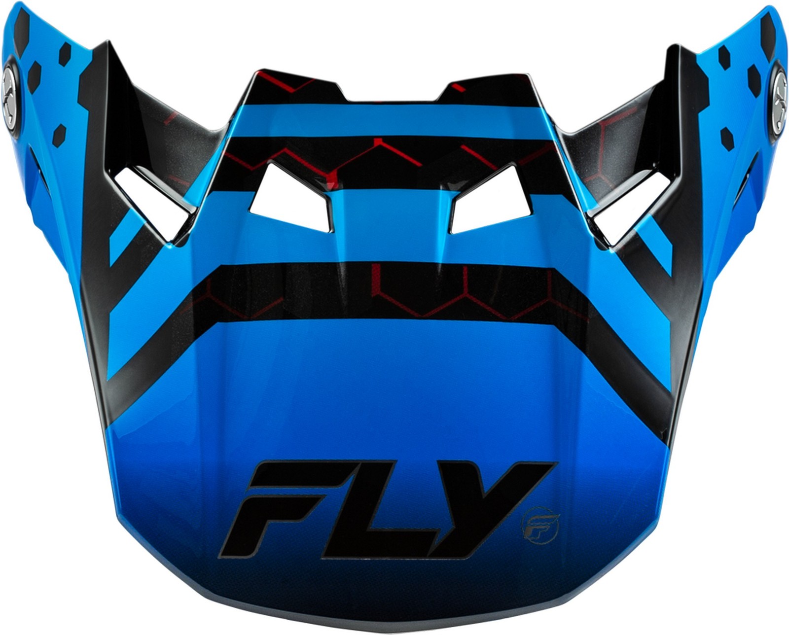Fly Racing Formula CC Tektonic Hemet Visor/Peak Black/Blue/Red