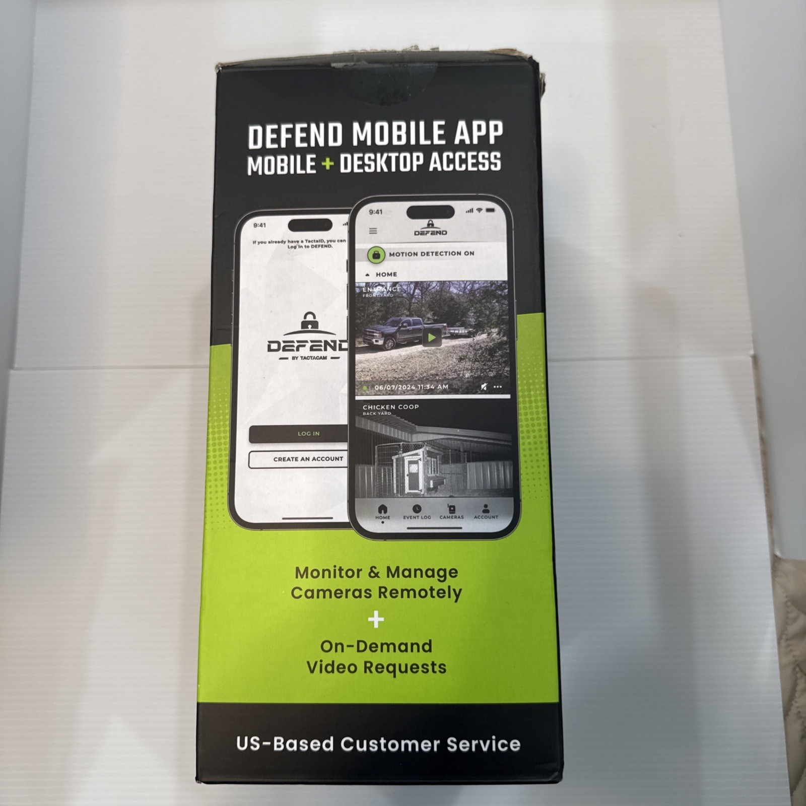Open Box Tactacam Defend Cellular Security Camera DFD-GRD01