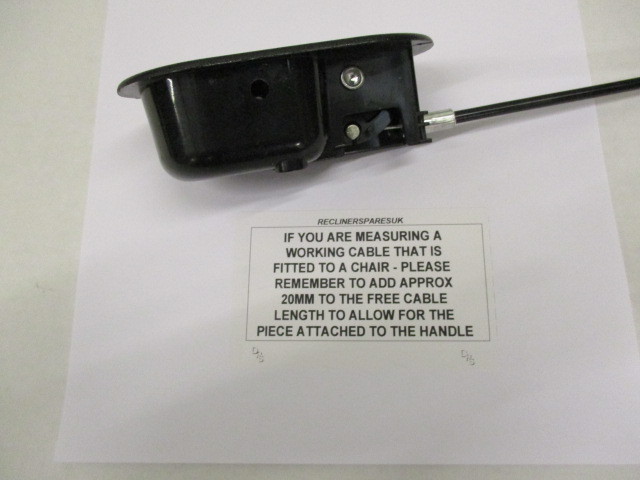 RECLINER SOFA AND CHAIR ADJUSTABLE REPLACEMENT CABLE RW20S - NS