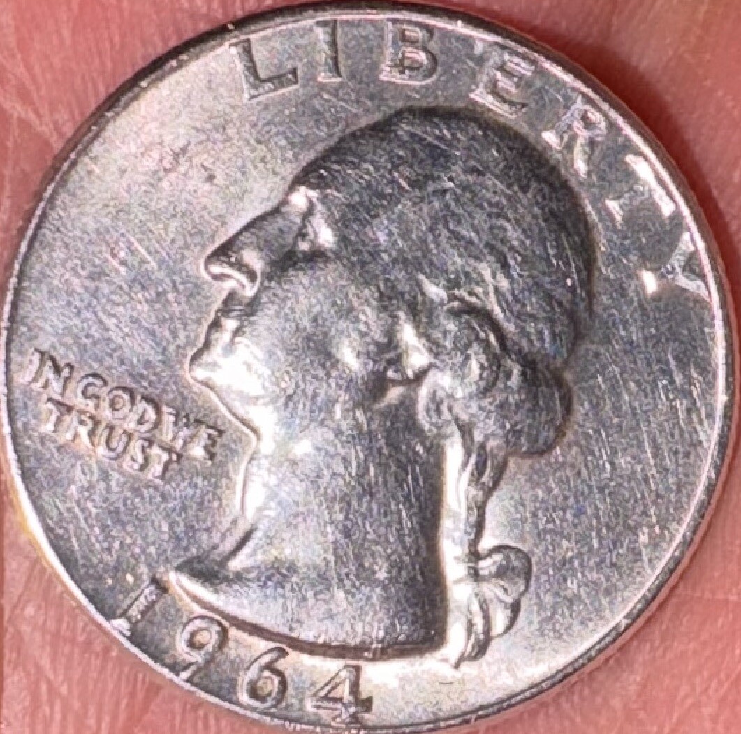 1964 silver quarter no mint mark