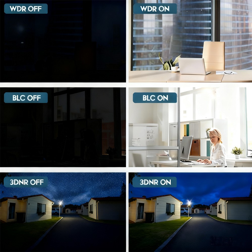 Vikylin 4K 8MP PoE Full Color Night Vision IP Camera Outdoor Metal 2 way Audio
