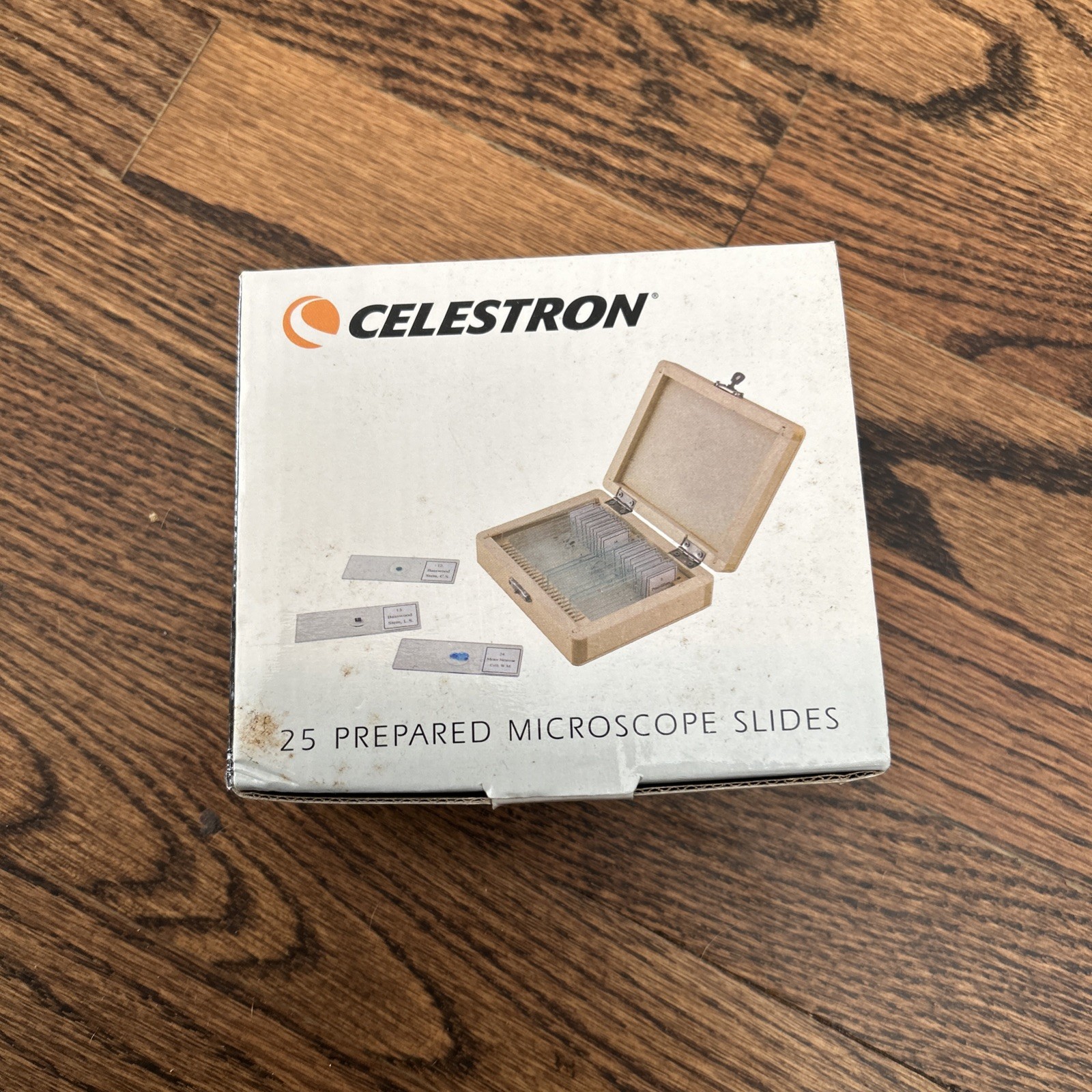 Celestron No.44410  Prepared Microscope Slides (25-Piece Set) New
