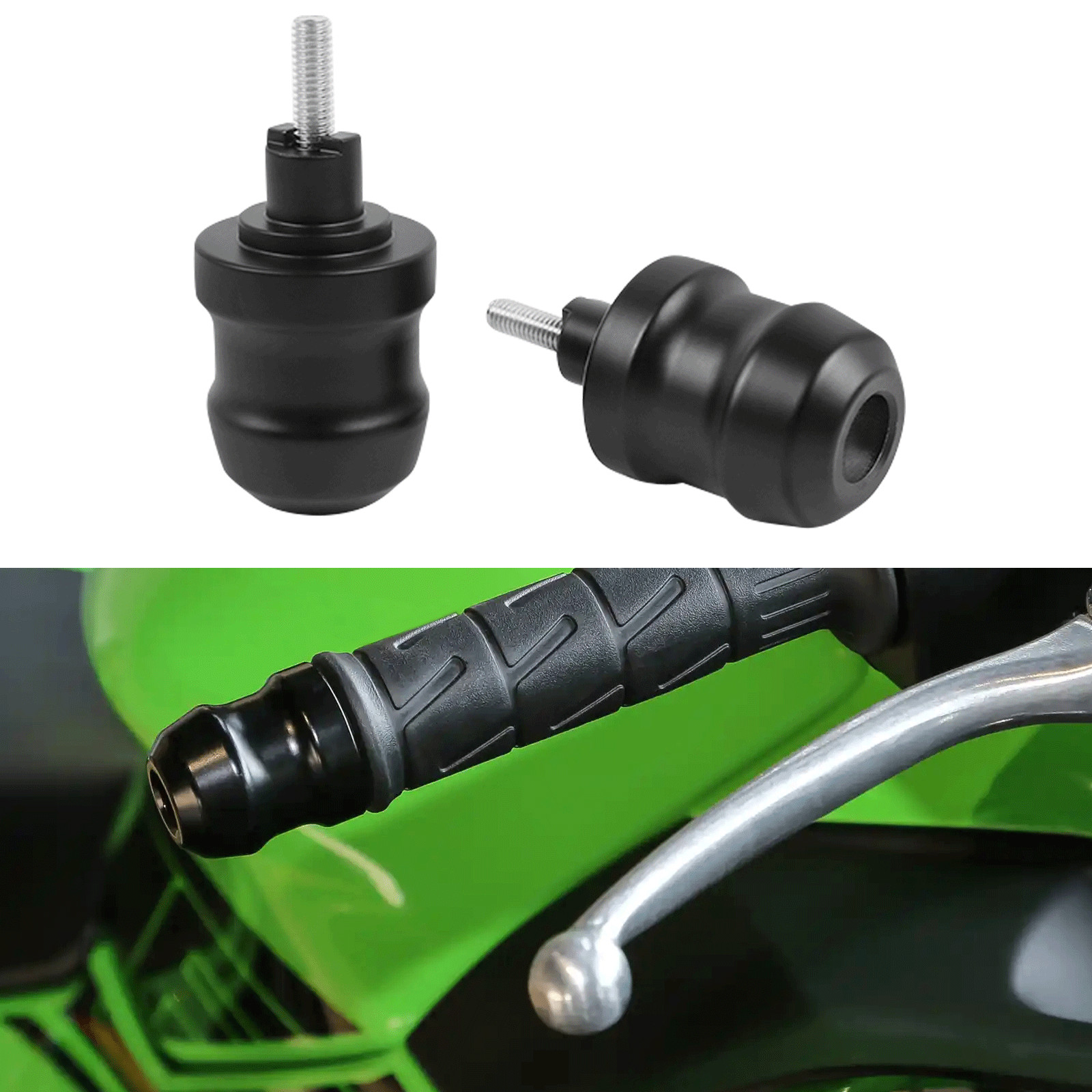 For Kawasaki NINJA 650 2020-2024 EX650 2025 Handlebar Grip Bar End Caps