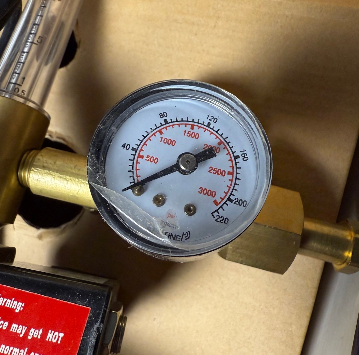 Sentinel CO2-REG Regulator System Original Box Used Tested Working