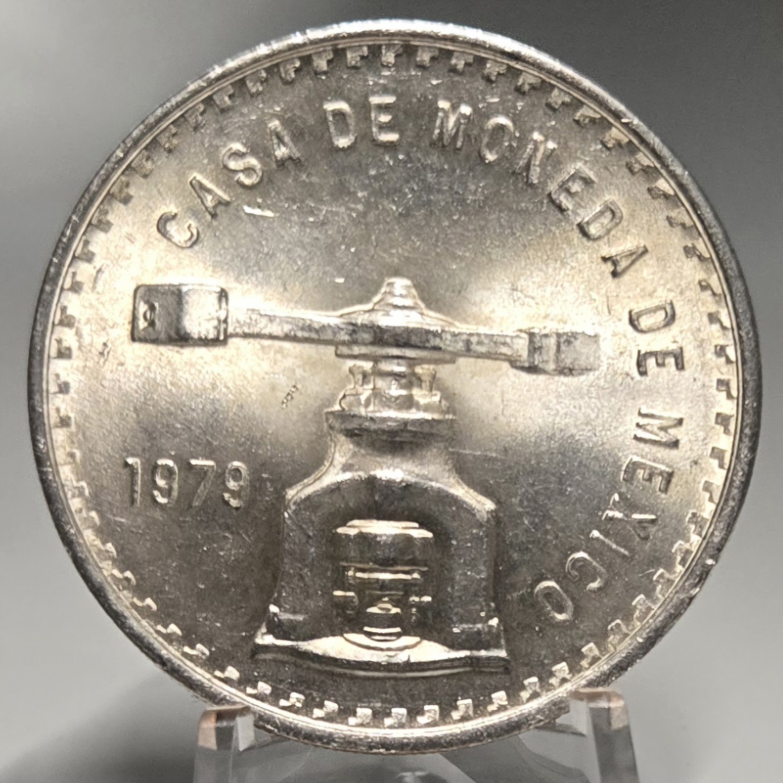 Mexico Una Onza Troy 1979 Casa de Moneda 1 Oz .925 Silver Coin Plata .925
