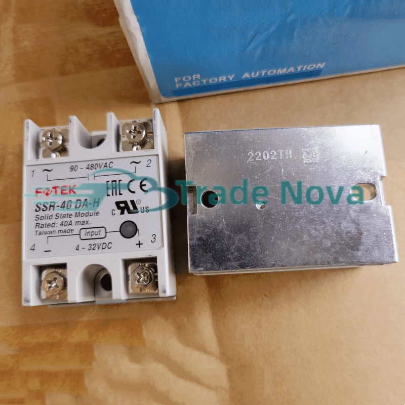1PCS NEW Fotek SSR-40DA-H Solid State Relay Fast Delivery SSR40DAH