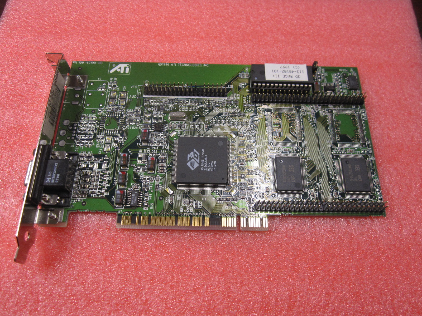 Vintage & New ATI 3D Rage II+ PCI 2MB VGA Card (Upgradeable) 113-40102-101