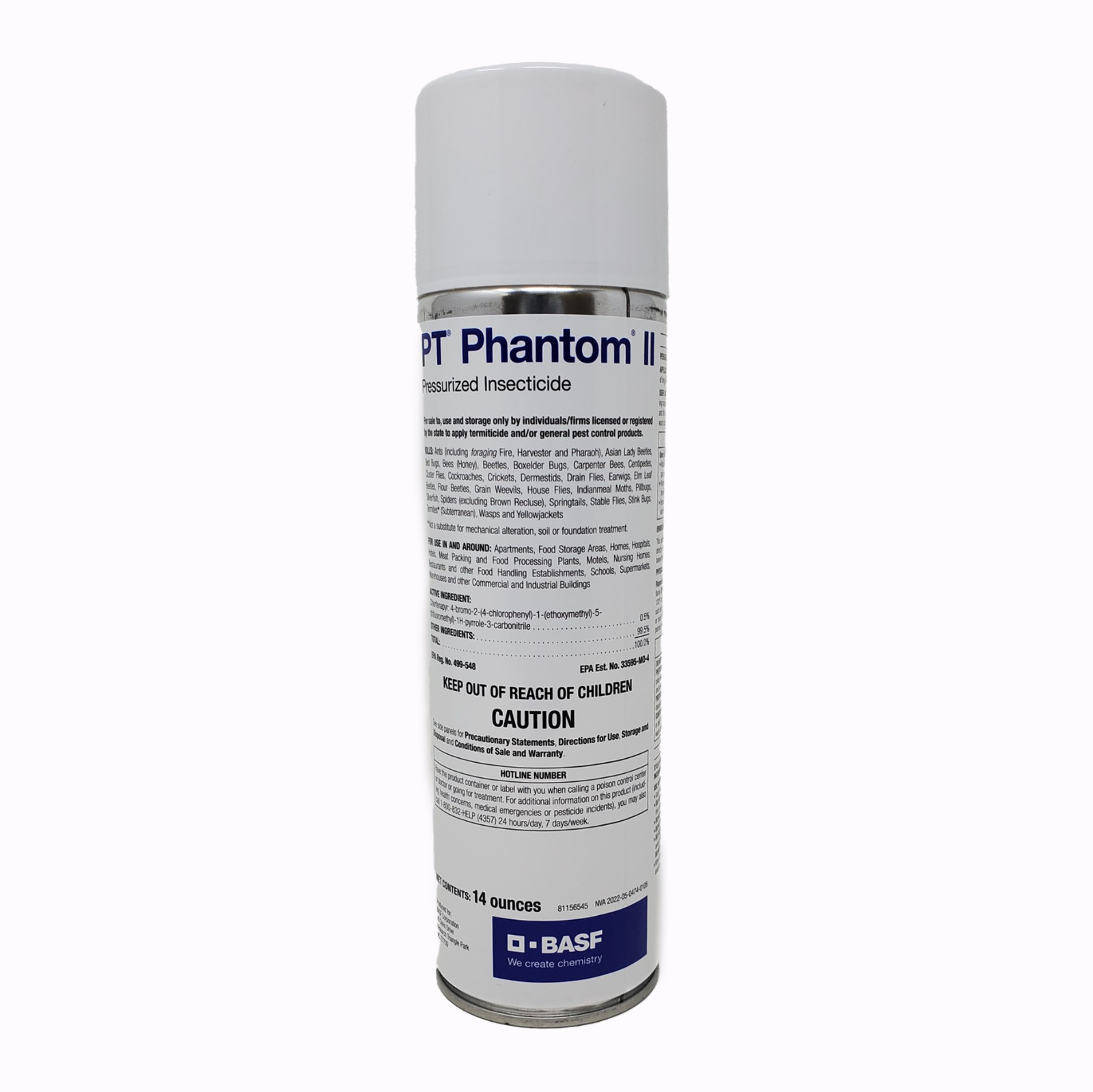 BASF PT Phantom II Pressurized Insecticide Bedbugs 14 oz Can