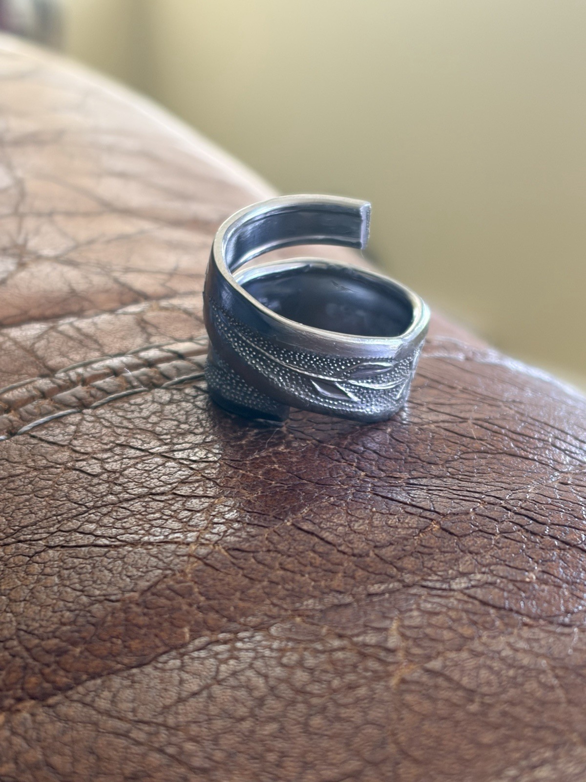 Swisted Spoon Handle Ring