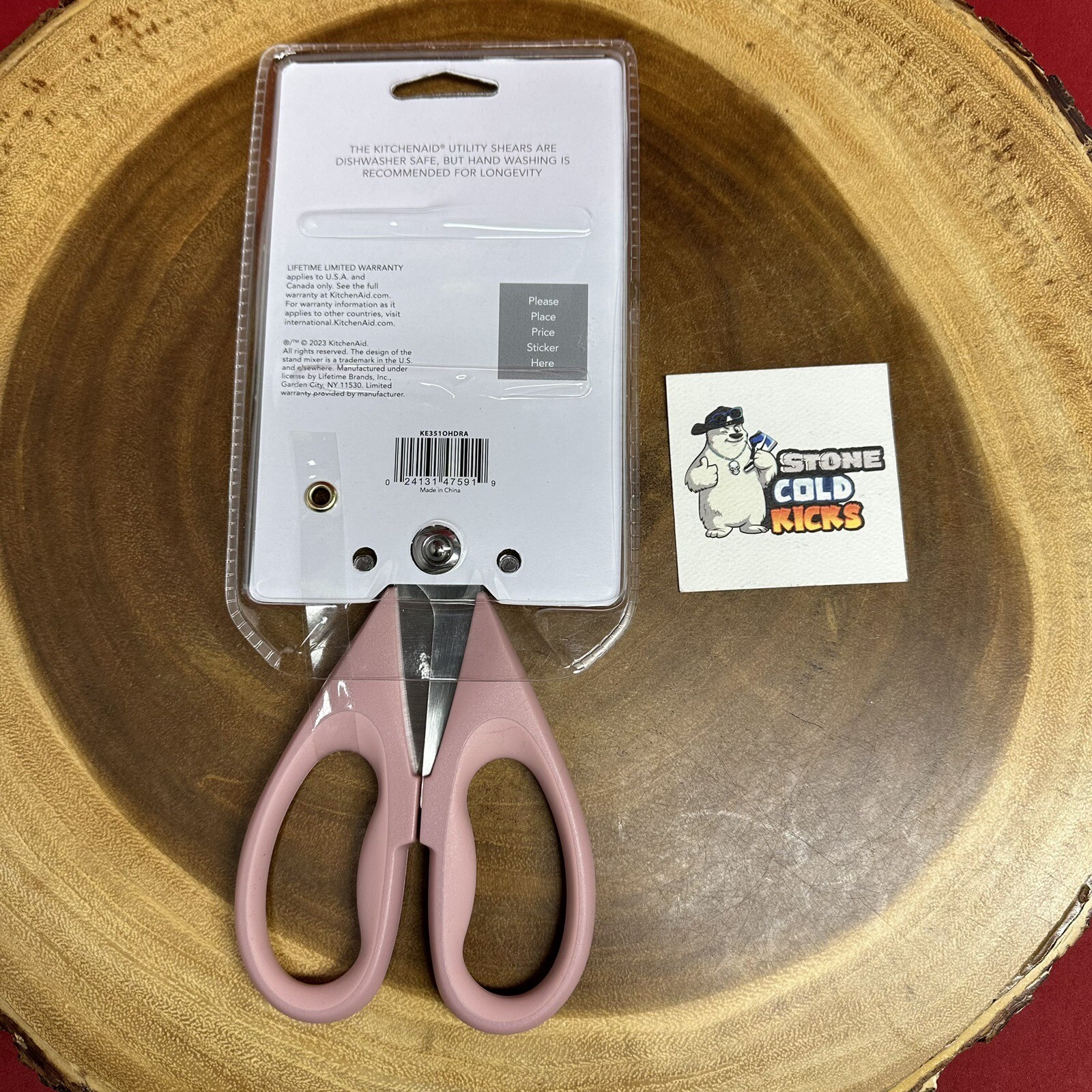 NEW KitchenAid All Purpose Kitchen Shears Kitchen Scissors Pink Dried Rose Hot🔥