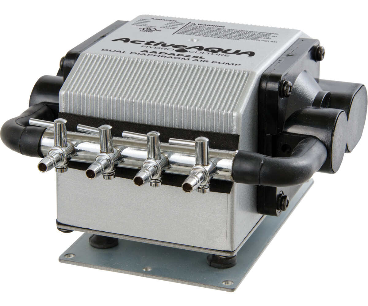 Active Aqua Dual Diaphragm Air Pump 25L/MIN 3.77 PSI