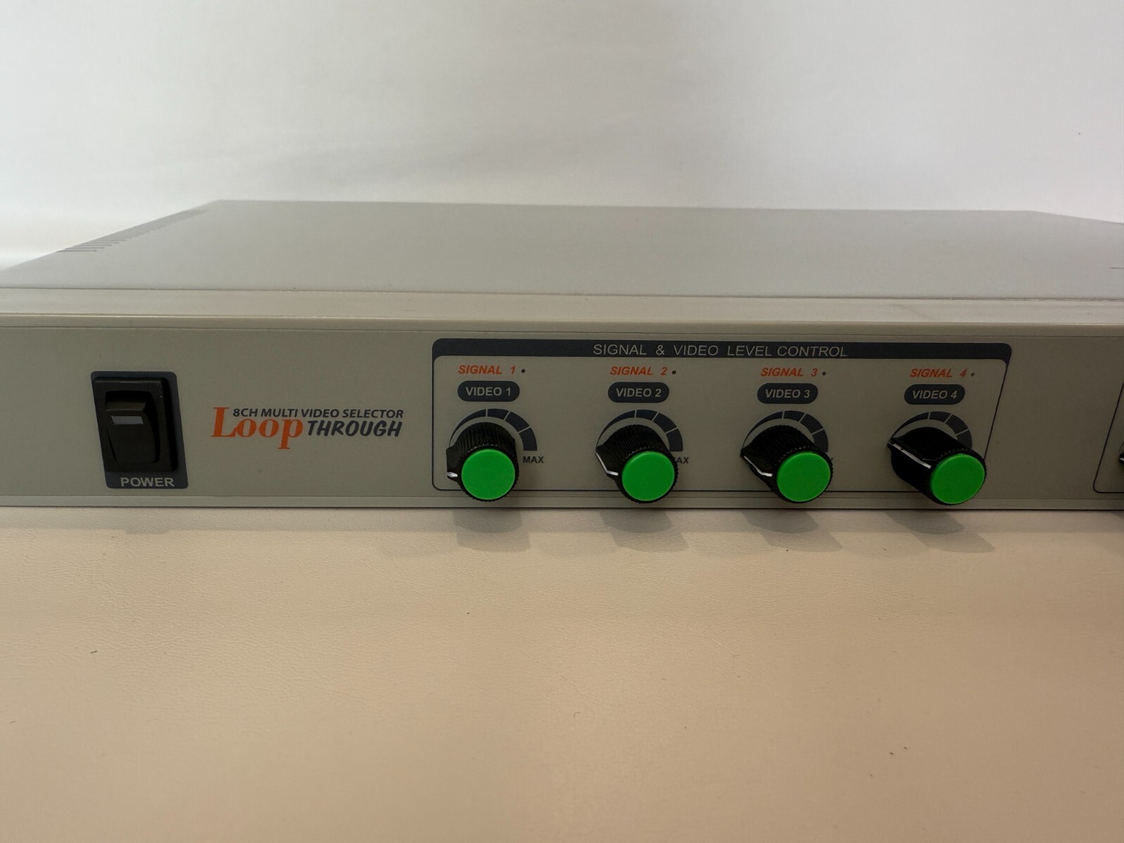 Loop Through, Level Control Eyemax 8CH Amplifier Splitter Multi Video Selector