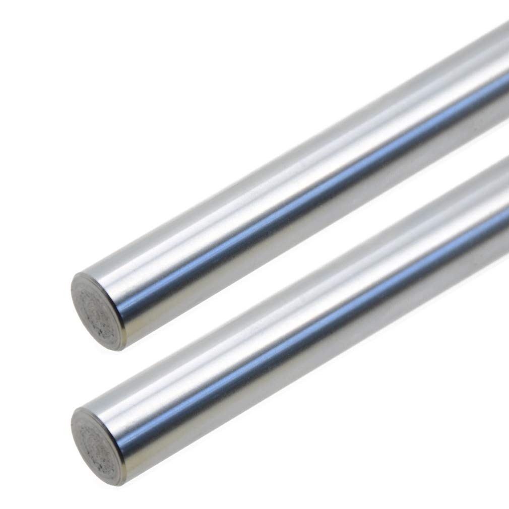 ReliaBot 2PCs 10mm x 800mm .3937 x 31.5 inches Case Hardened Chrome Plated Li...