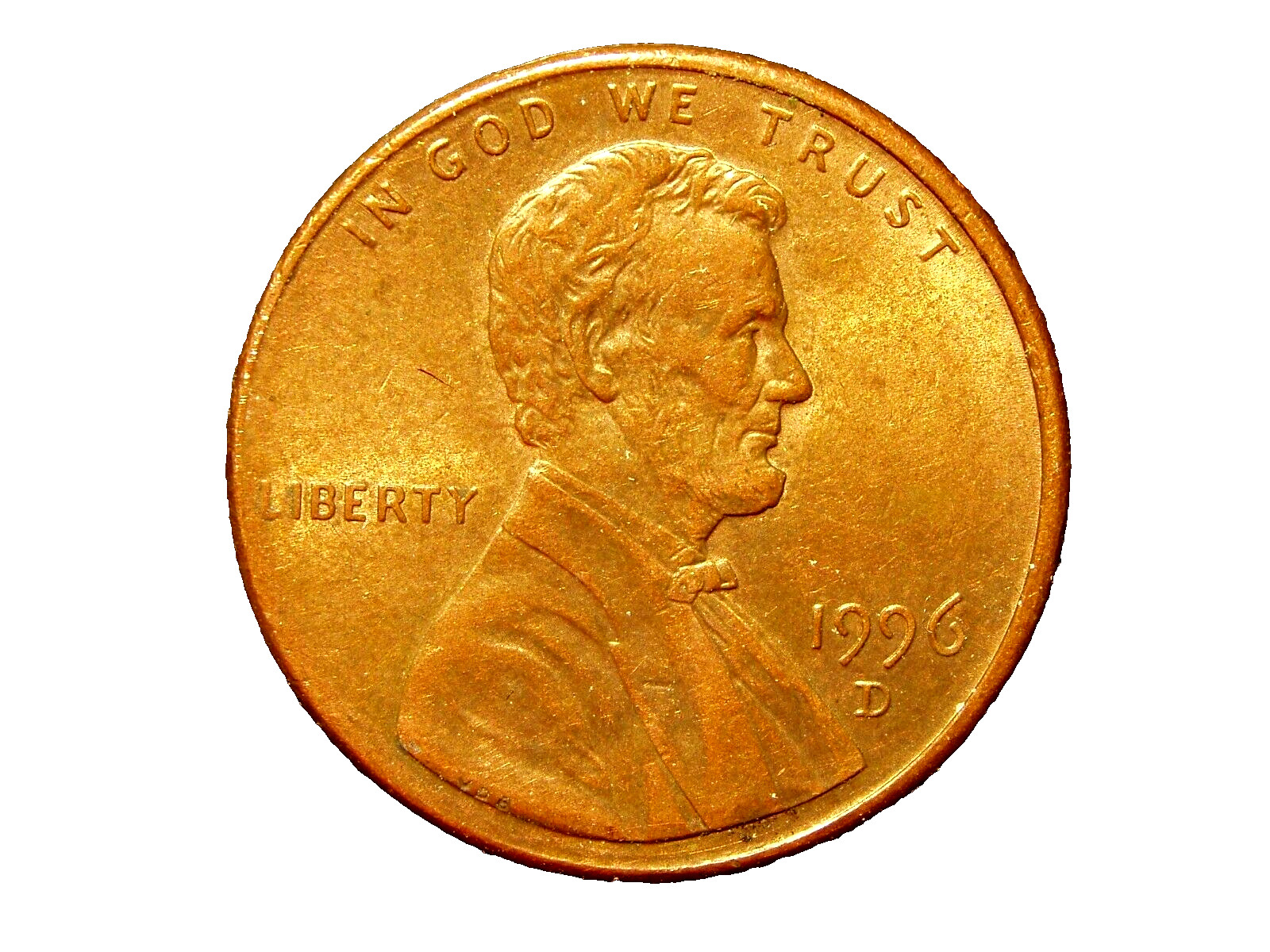 1996-D  LINCOLN MEMORIAL CENT #1