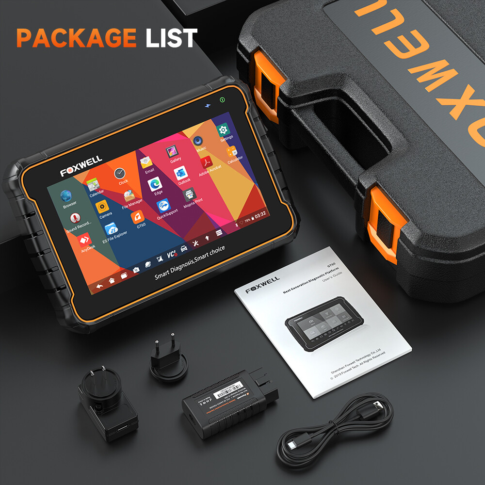FOXWELL GT60 All System OBD2 Bidirectional Scanner Diagnostic Tool TPMS DPF