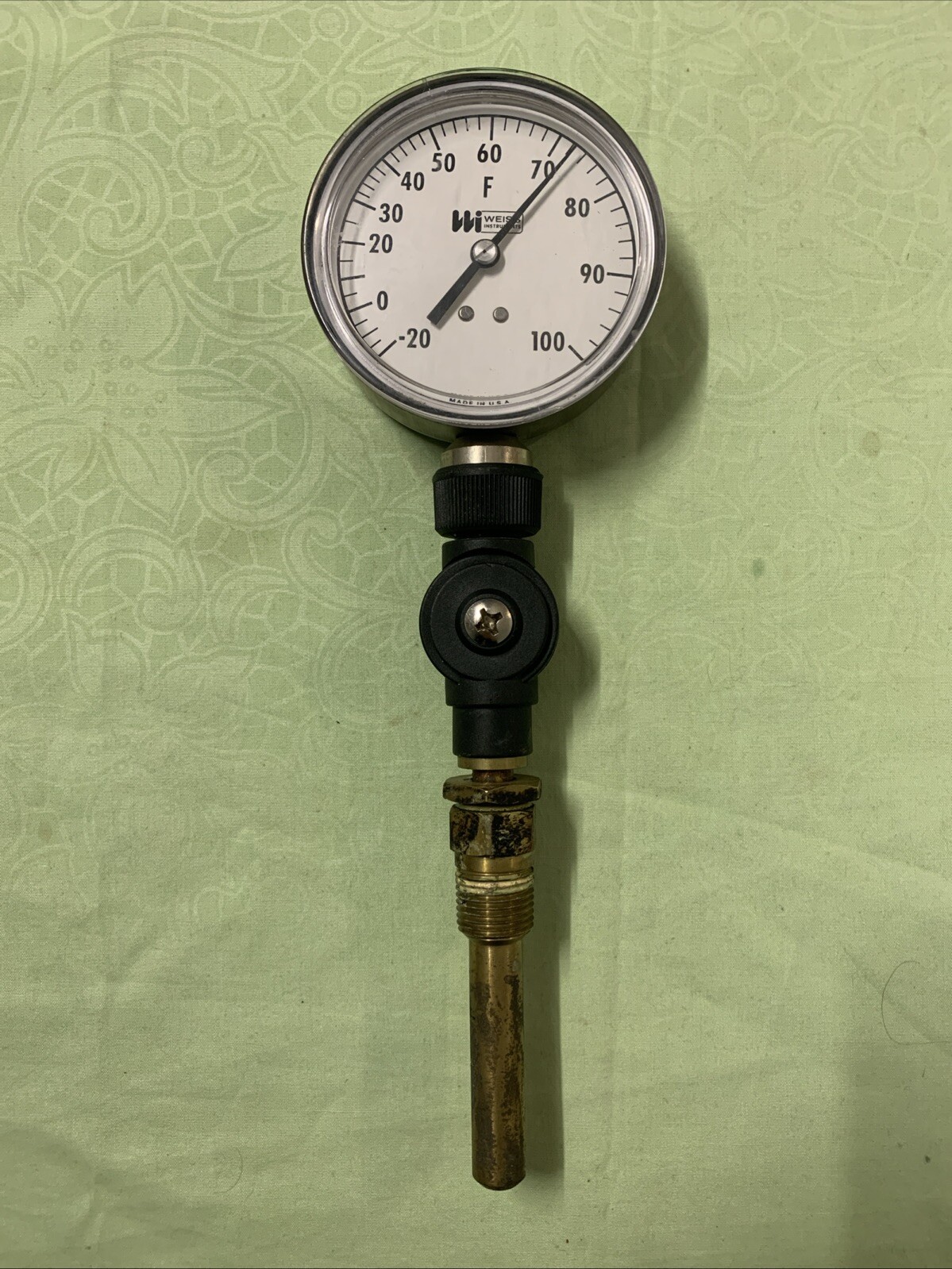 WEISS VAPOR THERMOMETER/ old stock
