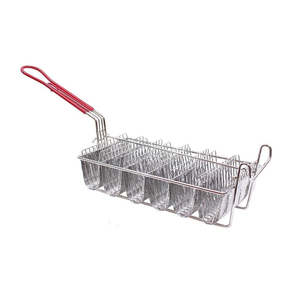 Tablecraft TB60 12" x 6  1/2" x 1 1/2" 6 Taco Shell Fryer Basket New