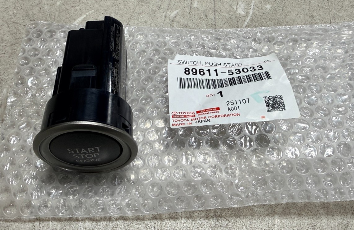 LEXUS IS/NX/RC-F/RC 2014-2023 PUSH START SWITCH 89611-53033