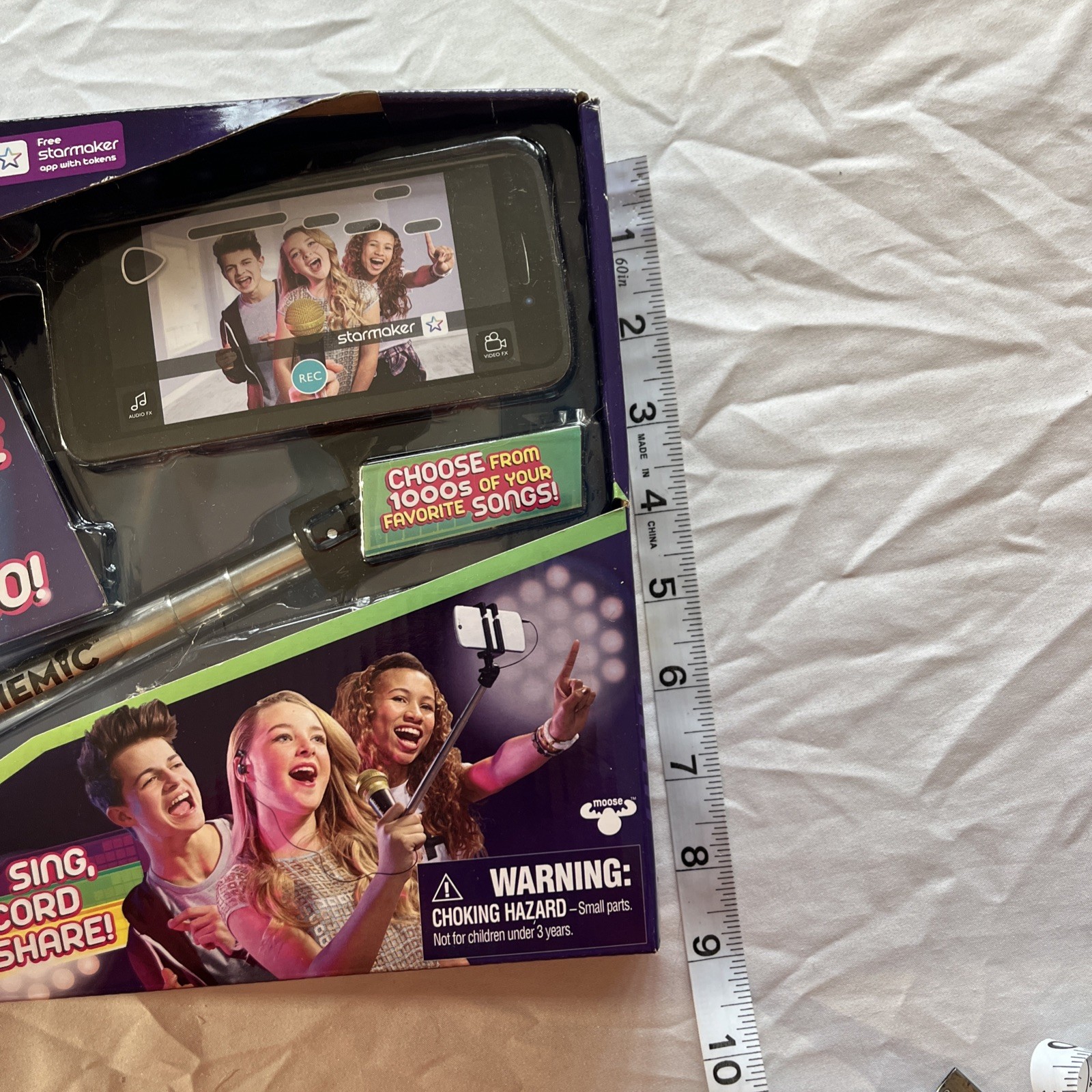 Selfie Mic Set; New In Box; Includes Earpiece, Mic & Selfie Stick