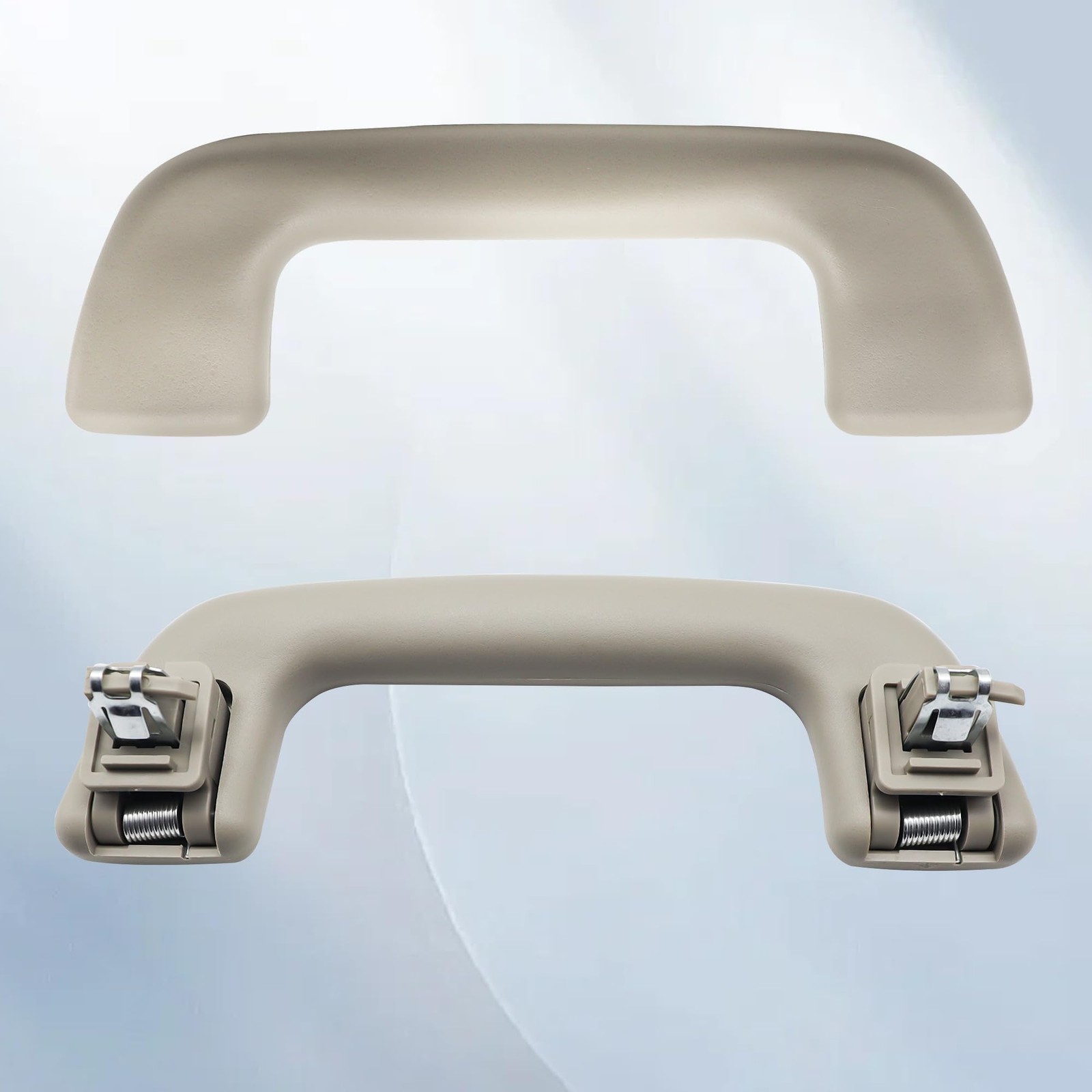 Shtuomoland Front Inner Roof Pull Handle Grab Auto Right, Beige Grey